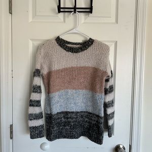 American eagle colorblock sweater